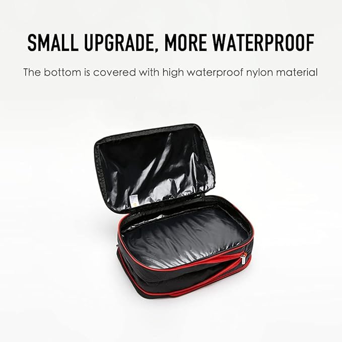 Bee Nesting BeeNesting Waterproof Compression Packing Cubes 5/6/8 sets, Large Travel Packing organizers for Carry on Luggage, 2 Sides Expandable Storage Bags (Grey Red, G5set)