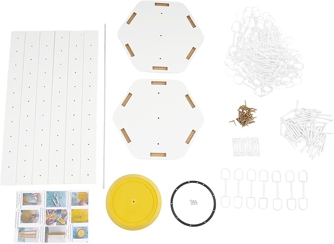 60 Pairs Glasses Rack, 360° Rotating Sunglasses Display Rack, 6-Sided Eyeglasses Storage Organizer, Eyewear Holder, Commercial Sunglasses Display Stand, White