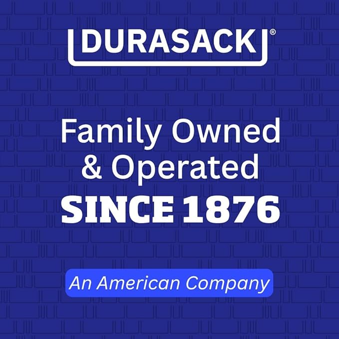 DURASACK Heavy Duty Storage Tote Bag with Zipper Top 22-Gallon Rugged Woven Polypropylene Moving Bag, Reusable Self-Standing Design, Holds up to 500 Pounds, Single, Blue
