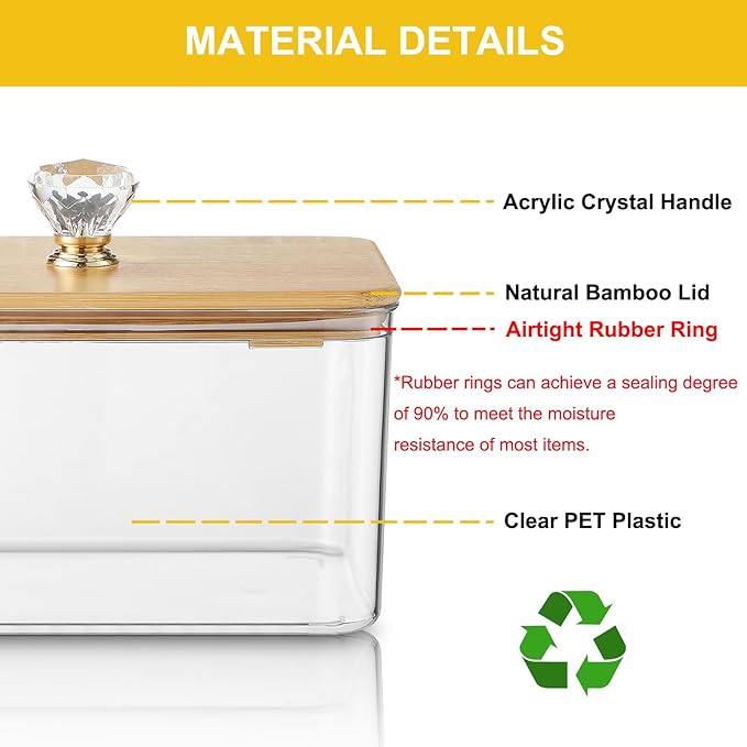 Dryer Sheet Holder with Lid, Clear Dryer Sheet Container, Dryer Sheet Dispenser with 4 Labels, Laundry Sheet Holder for Laundry Room and Organization