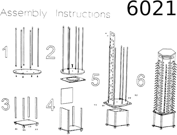 Owl Rotating Display for 120 Sunglasses Rack Holder Floor Stand Mirror 6021