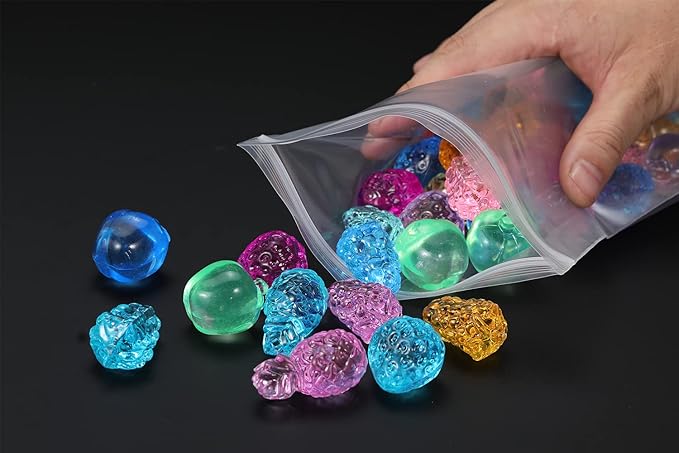 12" x 18" Large Thick 4 Mil Clear Zip Poly Lock Plastic Bags Seal Reclosable Zip Bag Heavy-Duty Clothing T-Shirt Pants Toys Zipper Storage Bags -20 Pack