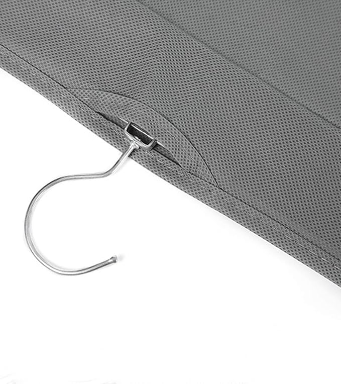 Handbag Storage Hanging Purse Organizer Bedroom Organization Dust-Proof Holder Bag for Wardrobe Closet (Grey-2Pack)