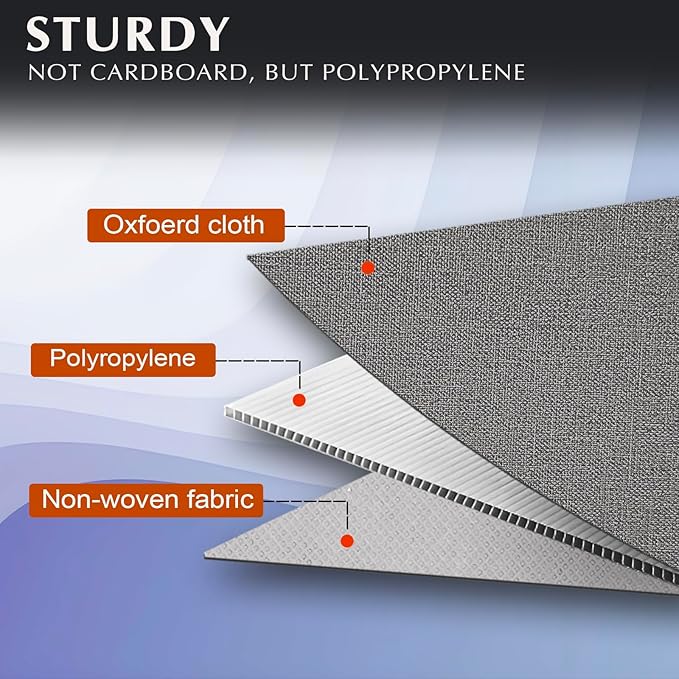 2-in-1 Hat Organizer for Baseball Caps Holds 48-60 Hats Holder for Closet with Clear lid Stackable Hat Storage with Adjustable Space Cowboy Hat Box for Men Women 2 PCS White and Grey