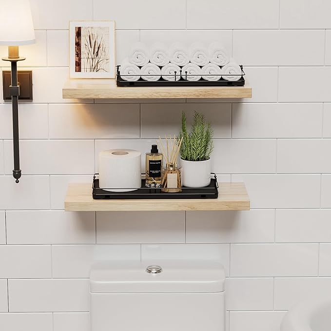 Toilet Paper Basket, Bathroom Basket for Counter Toiletries Towel Decor TP, Toilet Tank Tray, Guest Back of Toilet Organizer Storage, Vanity Tray for Perfume Makeup, Kitchen 13”x6.5” Black