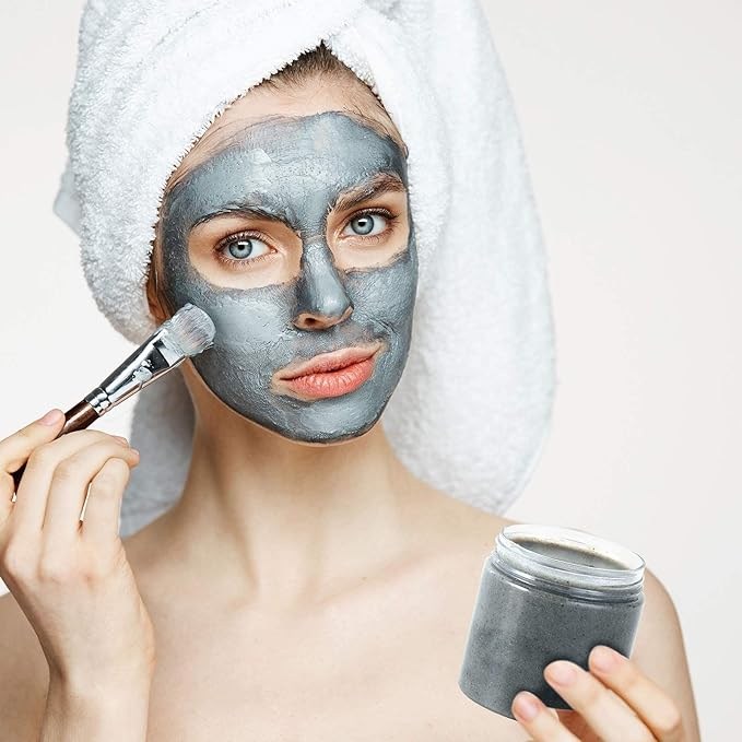  Eternal Moment 36 Pack 4 OZ Plastic Jars Round Clear Cosmetic Container Jars with Lids, Perfect for Lotion, Cream, Ointments, Makeup, Eye Shadow, Rhinestone, Samples, Pot, Travel Storage