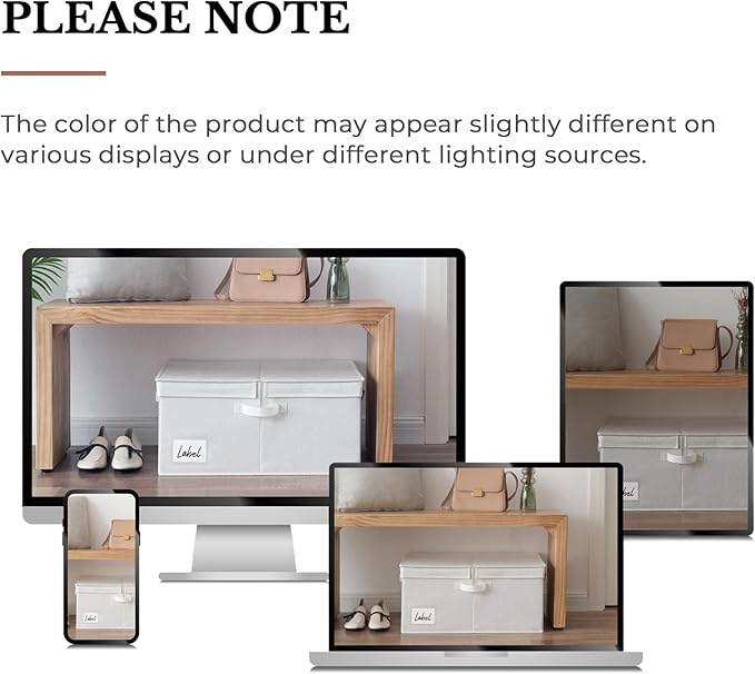 GRANNY SAYS Large Storage Bins with Lids, Decorative Storage Boxes with Double-Lids, Extra Large 63L Closet Organizer for Clothes, Toy Storage Chest, Ivory, 1-Pack