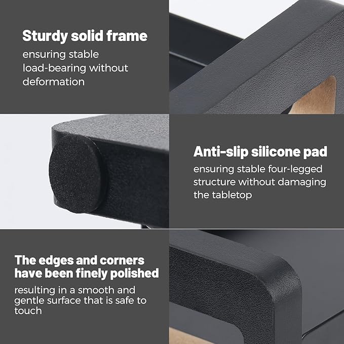 Bathroom Counter Organizer,Bathroom Counter Shelf,Bathroom Organizers,Under Sink Organizer,Cologne Organizer For Men,Cologne Cabinet,Spice Rack Organizer for Cabinet,Gifts(Black 3 Tier)