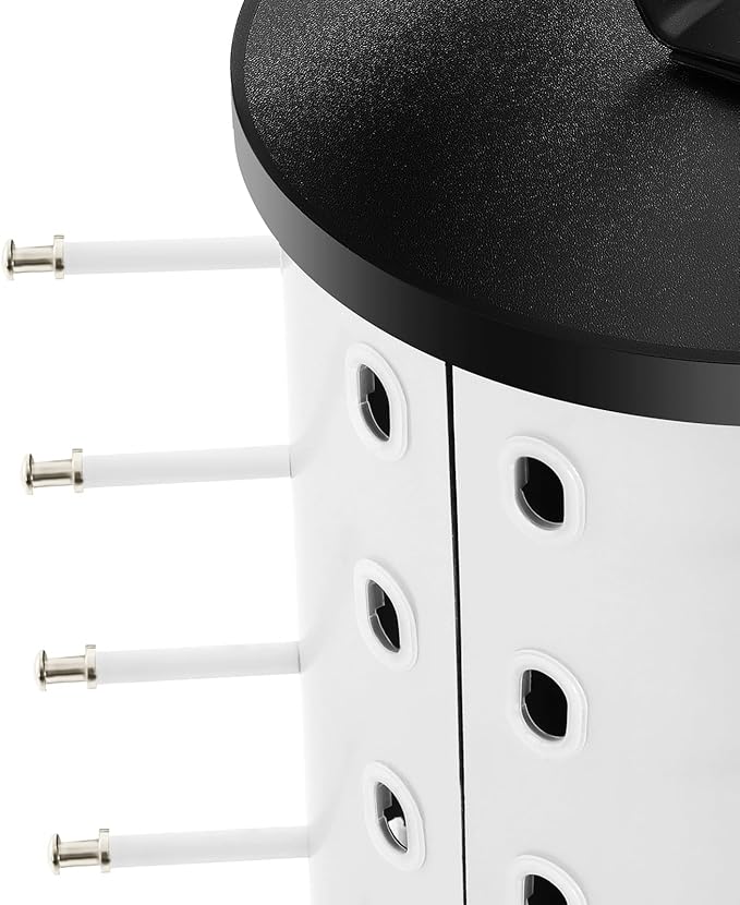 Rotating Glasses Display Stand Sunglass Holder, 44 Pairs Glasses Display Organizer with Mirror, Commercial Countertop Sunglasses Display Rack Sunglasses Holder Organizer (Round)