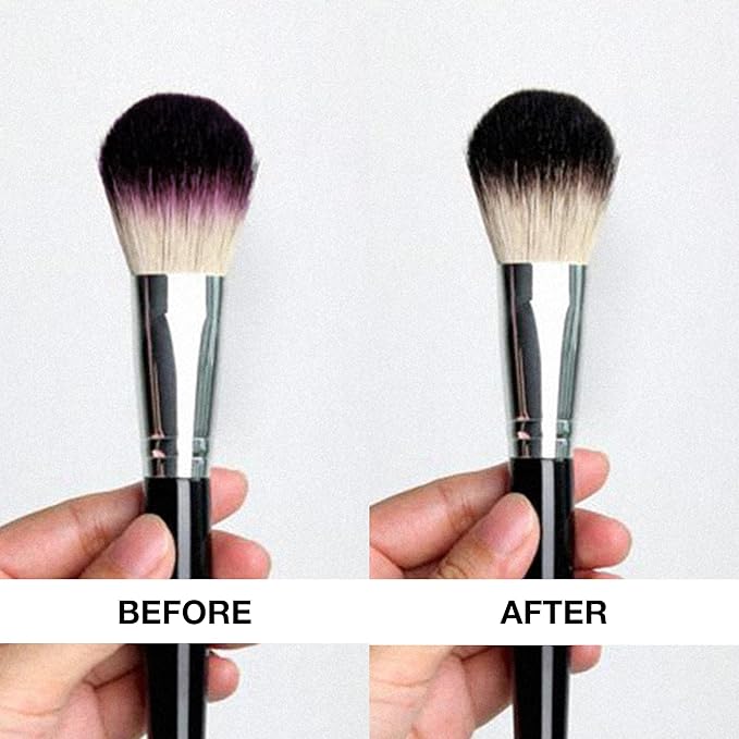 Makeup Brush Cleaner - Deep clean Rinse Free Quick Dry - Ideal for Cleaning and Odorizing Natural and Synthetic Make-up Brushes (32 Fl oz)