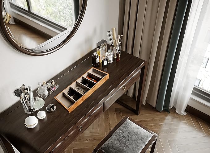 Natural bamboo Glasses Eyeglass Eyewear Sun glasses Sunglasses Box Storage Case Tray Display Showcase Organizer Box