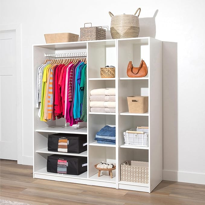 Cedar Clothes Storage Bag Organizer – Protects from Moths, Moisture, Dirt & Dust – Set of 2 Underbed Storage Bags for Clothes, Cashmere Sweaters, Bedding & More - Underbed Storage - Black