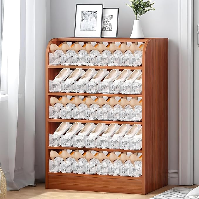 Shoe Slots Organizer,8 PACK Transparent Shoe Stacker Adjustable Shoe Slot Organizer Space Saver Shoe Rack Holder Shoe Storage Organizers for Closet,Transparent