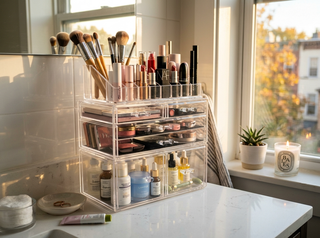 Best Clear Makeup Organizer for Small Spaces: Smart Way to Simplify Your Vanity Routine