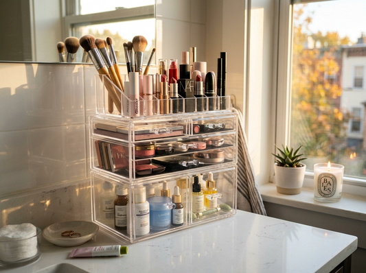 Best Clear Makeup Organizer for Small Spaces: Smart Way to Simplify Your Vanity Routine
