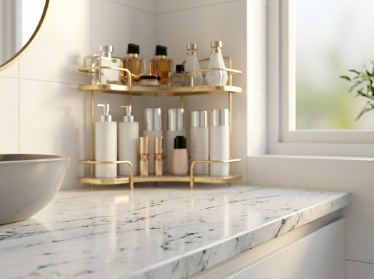 Best Smart Corner Storage for Small Spaces: Easy Way to Maximize Vanity Organization