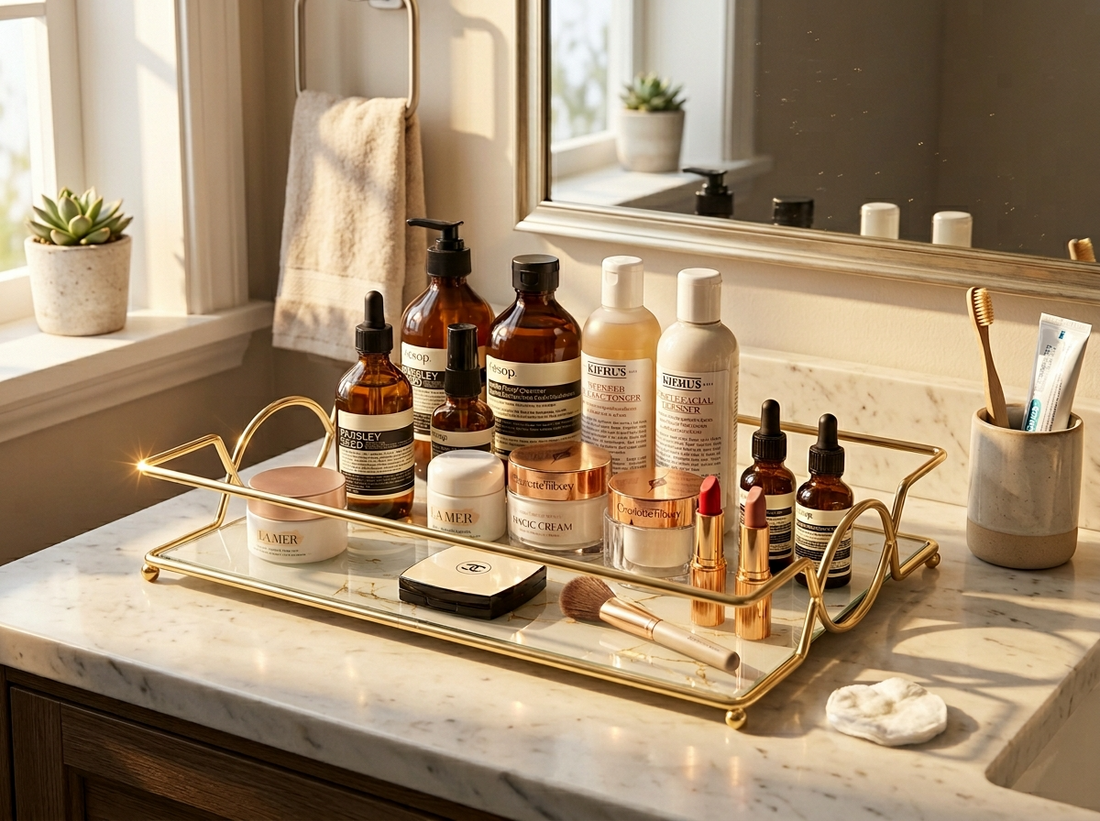 Best Easy Vanity Organization for Small Spaces: Smart Tray System for a Calm and Efficient Living Space