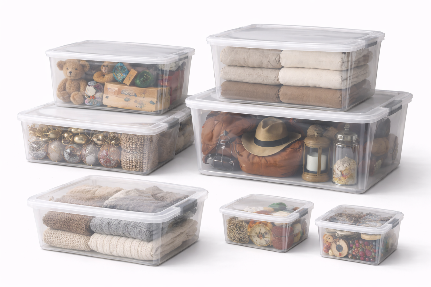 10.3 Clear Storage Totes