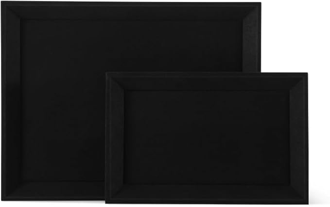 Jewelry Display For Selling Microfiber Tray,Premium Velvet Black Jewelry Tray,Mens Jewelry Tray For Watch,Necklace,Ring