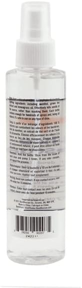 BootRescue All-Natural Premium Shoe Deodorizer Spray. Eliminates Odor & Refreshes Sneakers, Running & Tennis Shoes, Work Boots, Sandals, Gym Bag, All Footwear. Long Lasting Smell Eliminator, 170mL/6oz