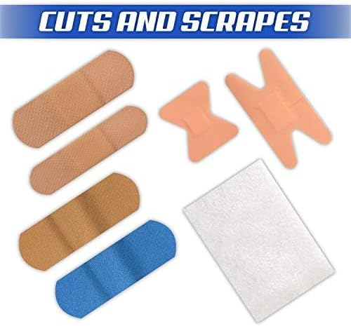 Rapid Care First Aid 80097 2 Shelf All Purpose First Aid Kit Cabinet, Class A+, Exceeded OSHA and ANSI Z308.1 2015, Wall Mountable