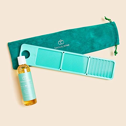 Mat Makeup Brush Cleaner - Exfoliating Pad for Deep Cleaning Foundations Brushes