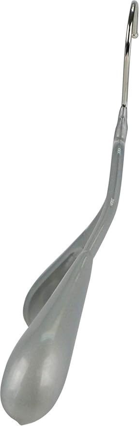 Mawa by Reston Lloyd BodyForm Series Non-Slip Space-Saving Clothes Hanger with Bar For Pants, 16 1/2", Style 42/LS, Set of 2, Silver