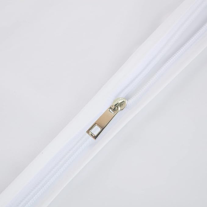 12 Pack Shirt Garment Bags (24x36") - Dustproof Short Suit Covers - Durable PEVA Closet Bags with Sturdy Zipper for Blouses, Jackets, Sweaters & T-Shirts (Translucent)