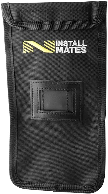 Installmates Cable Tie Pouch, Holds 7" Cable Ties (Black)
