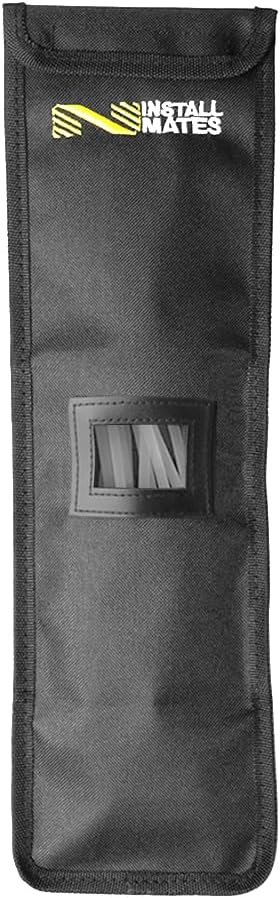 Installmates Cable Tie Pouch, Holds 14" Cable Ties (Black)