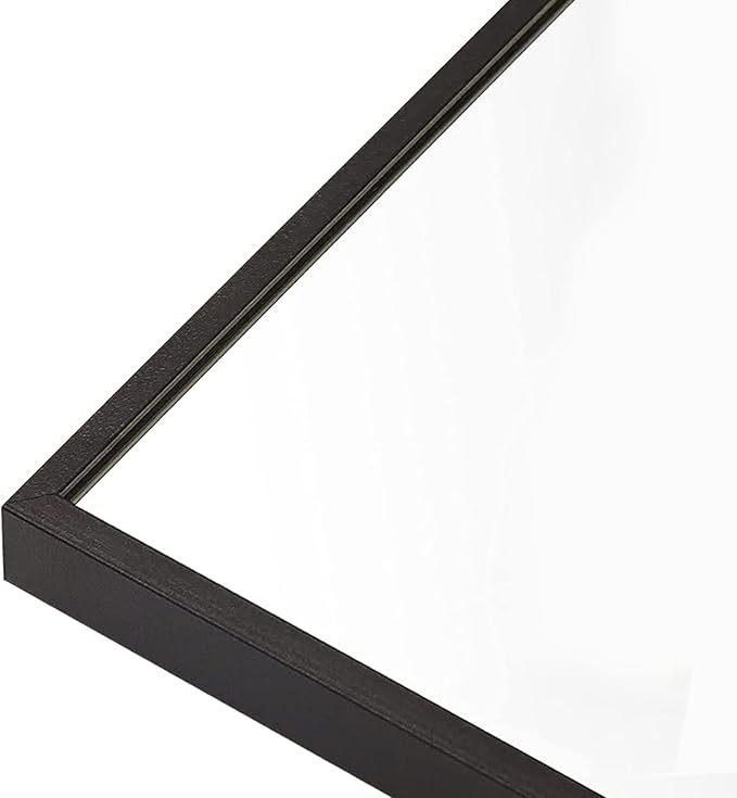 Koonmi Black Mirrors for Wall, 30x55 Inch Bathroom Mirror, Rectangular Wall Mirror for Living Room Bedroom Bathroom, Hangs Horizontally or Vertically