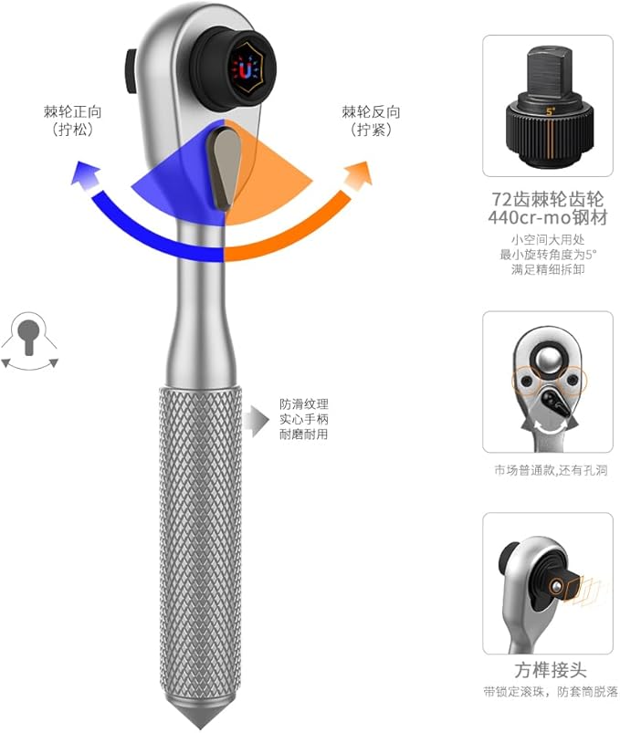 42 in 1 Magnetic Screwdriver, Screwdriver Set, Multi Bit Ratcheting Screwdriver Set with Storage Case Repair Tool Kit for Computer, Eyeglass, Bicycles, Watch, Ring Doorbell, Furniture and DIY