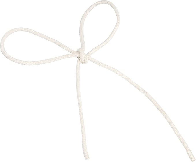 JEUIHAU 328 Feet 1/4 Inch Cotton Rope, 6mm Natural White Clothesline Rope Utility Cord for Clothes Hanging, Crafting, Macrame, Basket Making, and DIY Art Projects