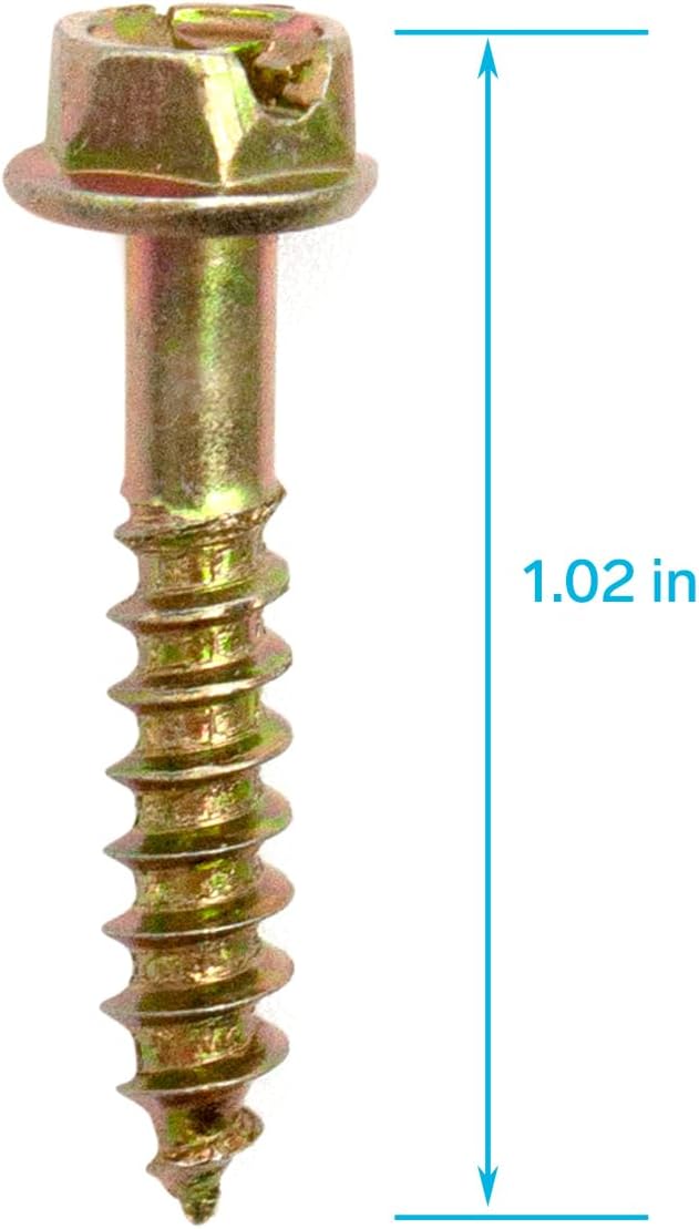 STEREN Coaxial Cable Clips - Cable Holder - Wire Clips - Siding Clips for Hanging - Cord Holder for Desk - Cable Clamps (White, 100 Count - Dual Screw)