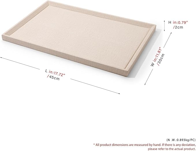 Jewelry Display Tray Leather Stackable Jewelry Drawer Organizer Showcase Tray for Jewellry