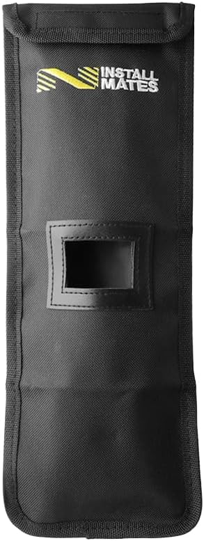 Installmates Cable Tie Pouch, Holds 11" Cable Ties (Black)