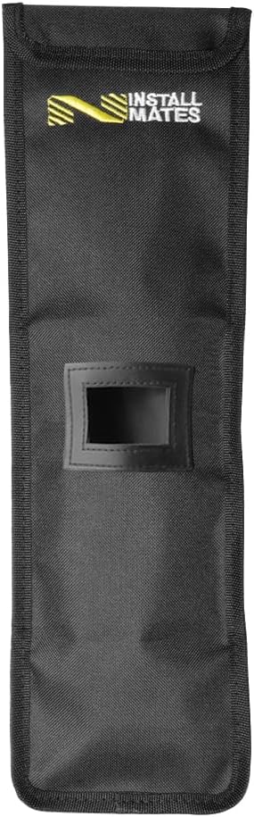 Installmates Cable Tie Pouch, Holds 14" Cable Ties (Black)