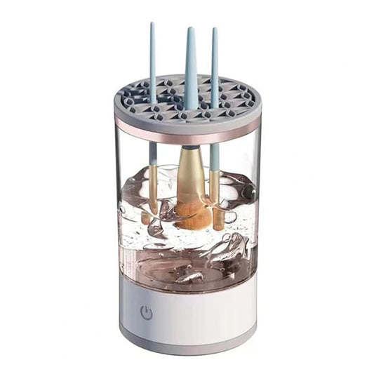Electric Makeup Brush Cleaner, Makeup Brush Cleaner Machine with Brush Clean Mat, Automatic Cosmetic Brush Cleaner for All Size Beauty Makeup Brushes Set For Her, Women, Girlfriend, Female
