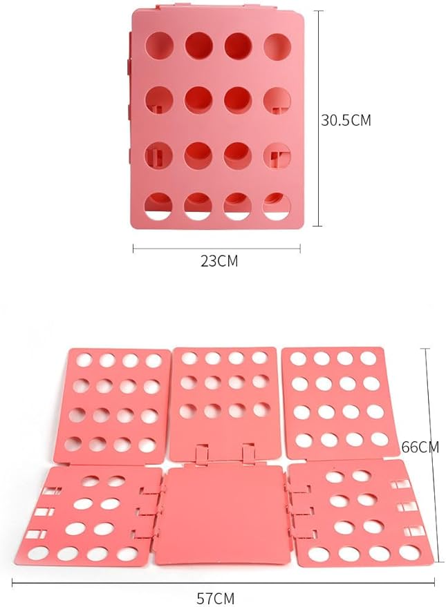 NuRcix Plastic Folding Helper Easy And Fast Folding Boards Folding Board T Shirt Clothes Folder Laundry Organizer For Kid And Adult To Fold Clothes (Green)