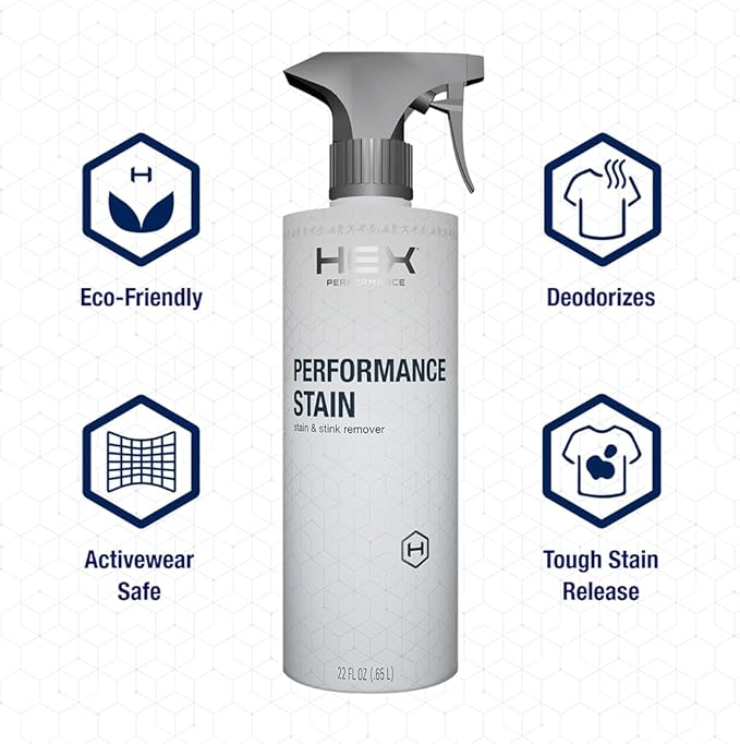 HEX Performance Stain & Stink Remover, Unscented, 44oz (Pack of 2) - Designed for Activewear, Eco-friendly