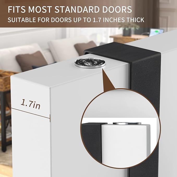 YINMIT Over The Door Hooks Organizer, Over Door Storage with 5 Hooks and 2 Mesh Baskets, Door Hanger Hook, Over The Door Towel Rack, Over Door Hanger for Bathroom, Bedroom, Kitchen