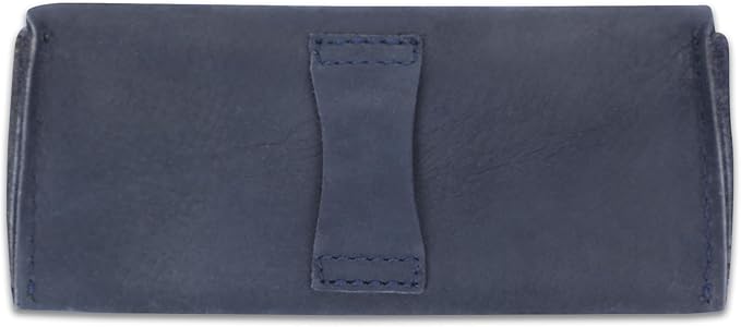 Leather Sunglasses Case Genuine Leather Eyeglass Case Soft Glasses Pouch Reading Glasses Case for Men & Women