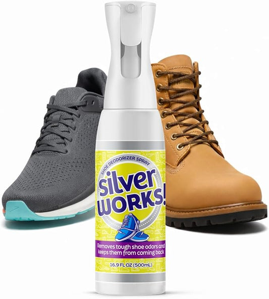 Shoe Deodorizer Spray For Smelly Shoes - Shoe Odor Elimination - Boot, Sneaker, Shoe Smell Eliminator - Stinky Shoes Odor Eliminator, Shoe Freshener Spray -16.9oz