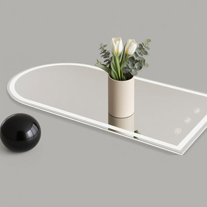 LED Mirror for Bathroom 24x36,led Vanity Mirror,Anti-Fog,Three Colors Lighting,Backlit and Front Lighted