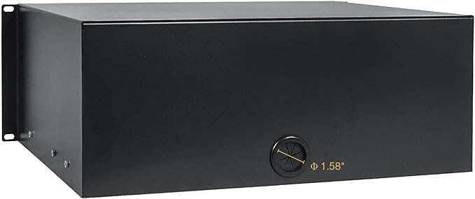 Sound Town 19-inch 4U Locking Rack Drawer, with Protection Foam (STRD-4D)