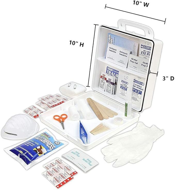 Rapid Care First Aid RC-50MAN-W 50 Person OSHA/ANSI Poly First Aid Kit