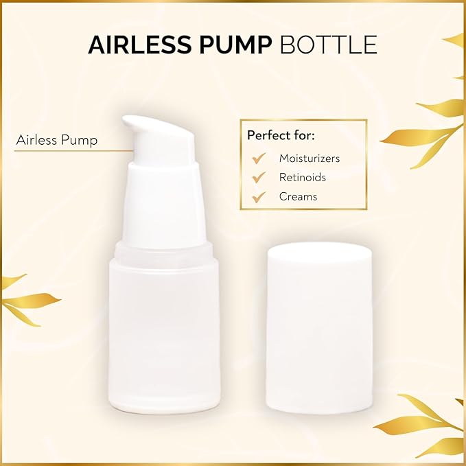 11 Piece Travel Skincare Containers Set - TSA Approved Toiletry Bag & Travel Size Toiletries Bottles - Airless Pump, Dropper Bottles & Travel Size Containers for Serums, Moisturizers, & Oils