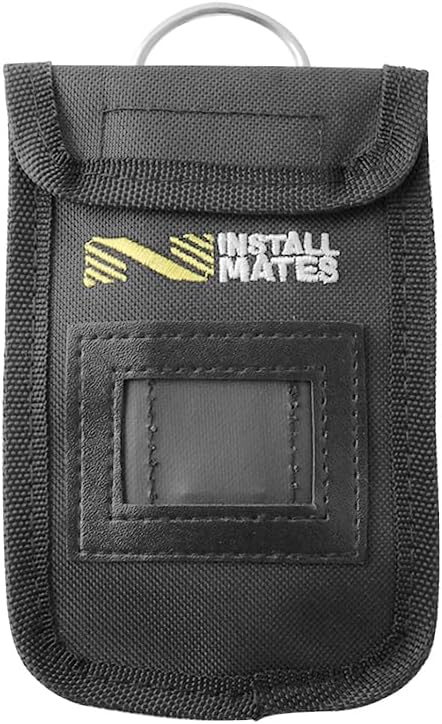 Installmates Cable Tie Pouch, Holds 4" Cable Ties (Black)
