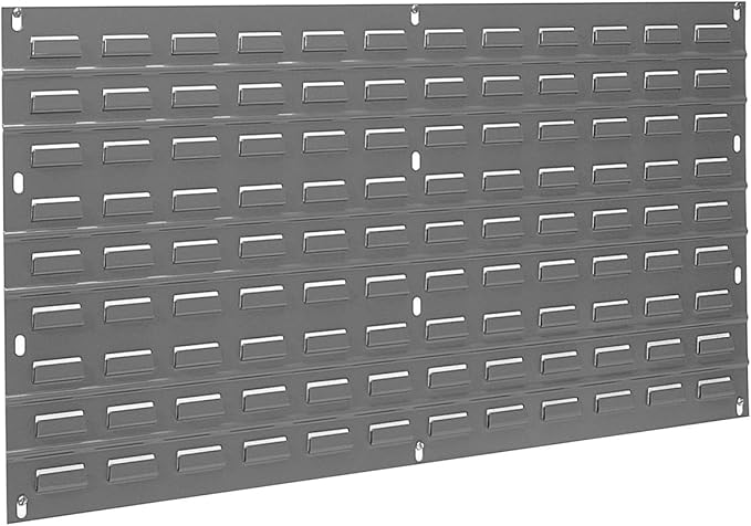 Akro-Mils Hanging Storage Bins and Wall Mount Panel Bundle (12-Pack + Single)