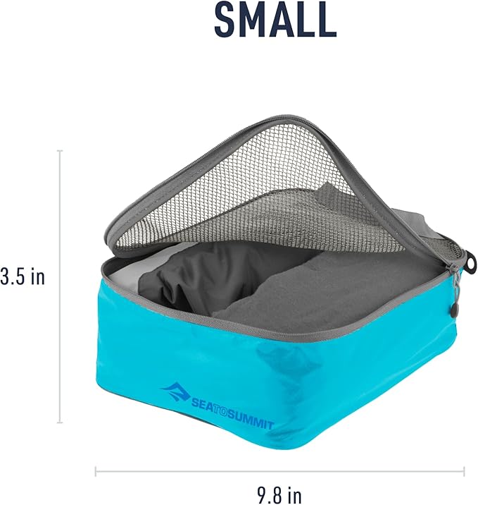 Sea to Summit Travelling Light Garment Mesh Bag Packing Organizer, Small, Atoll Blue
